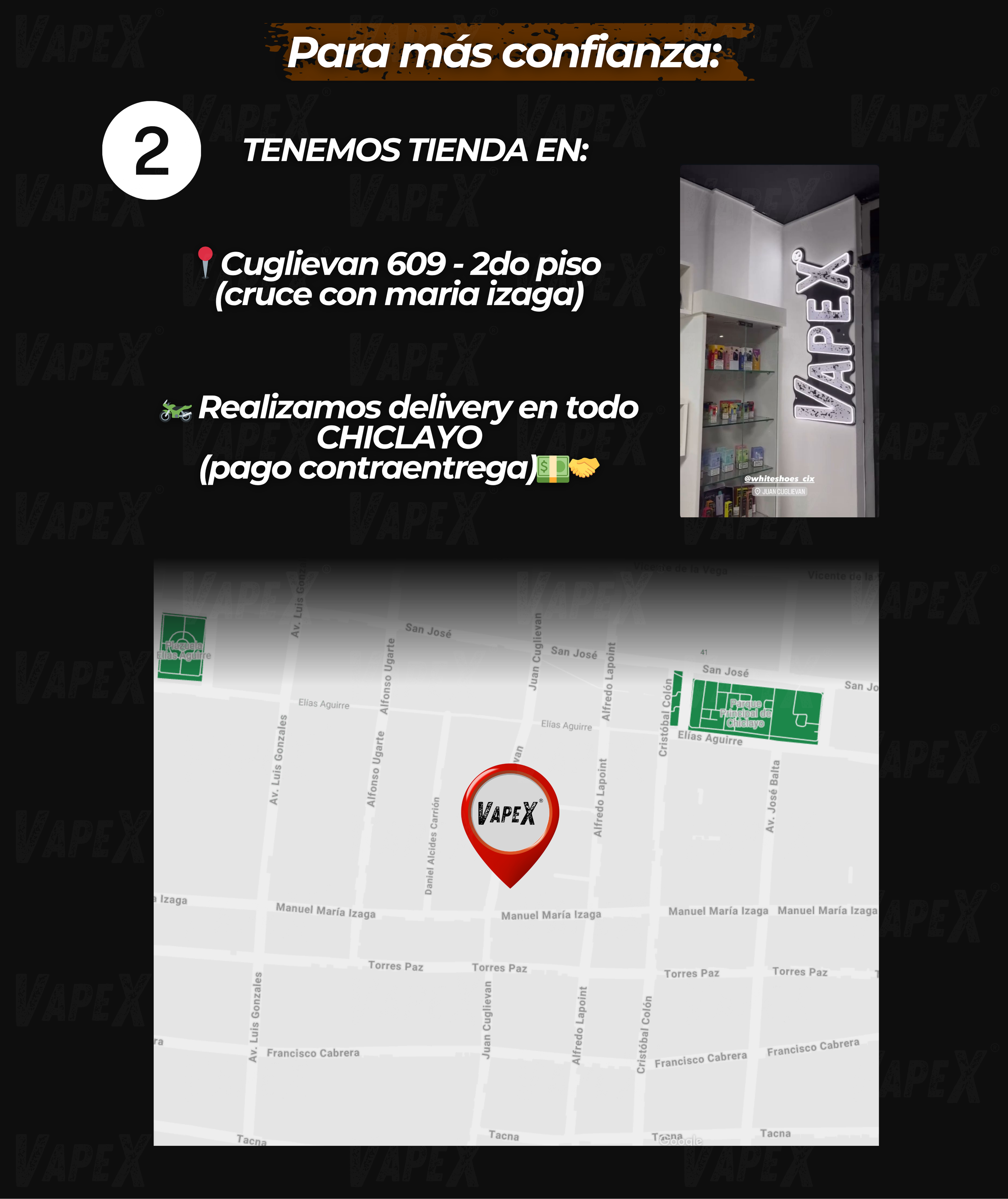 Contamos con Tienda Física en el centro de CHICLAYO !