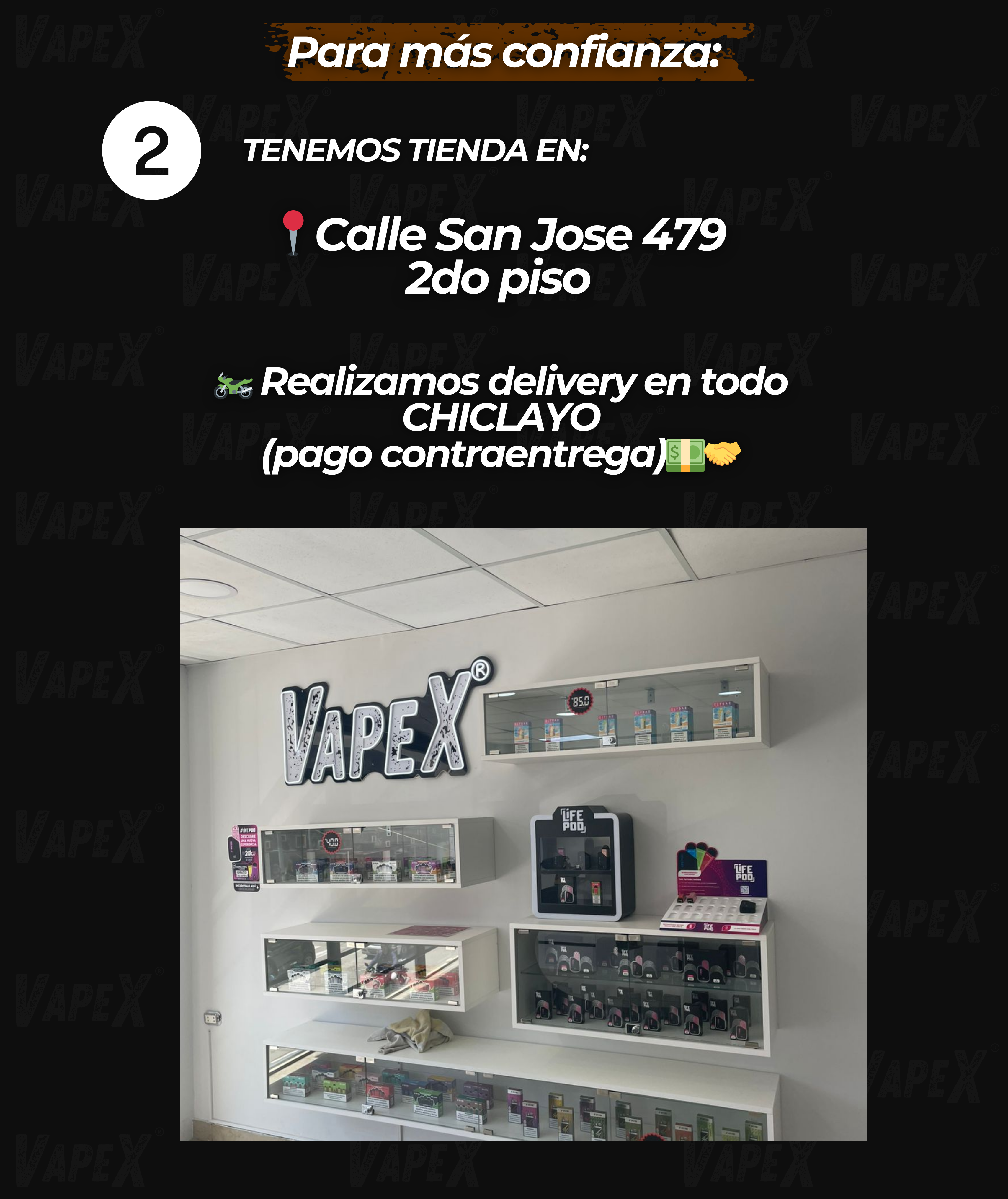 Contamos con Tienda Física en el centro de CHICLAYO !
