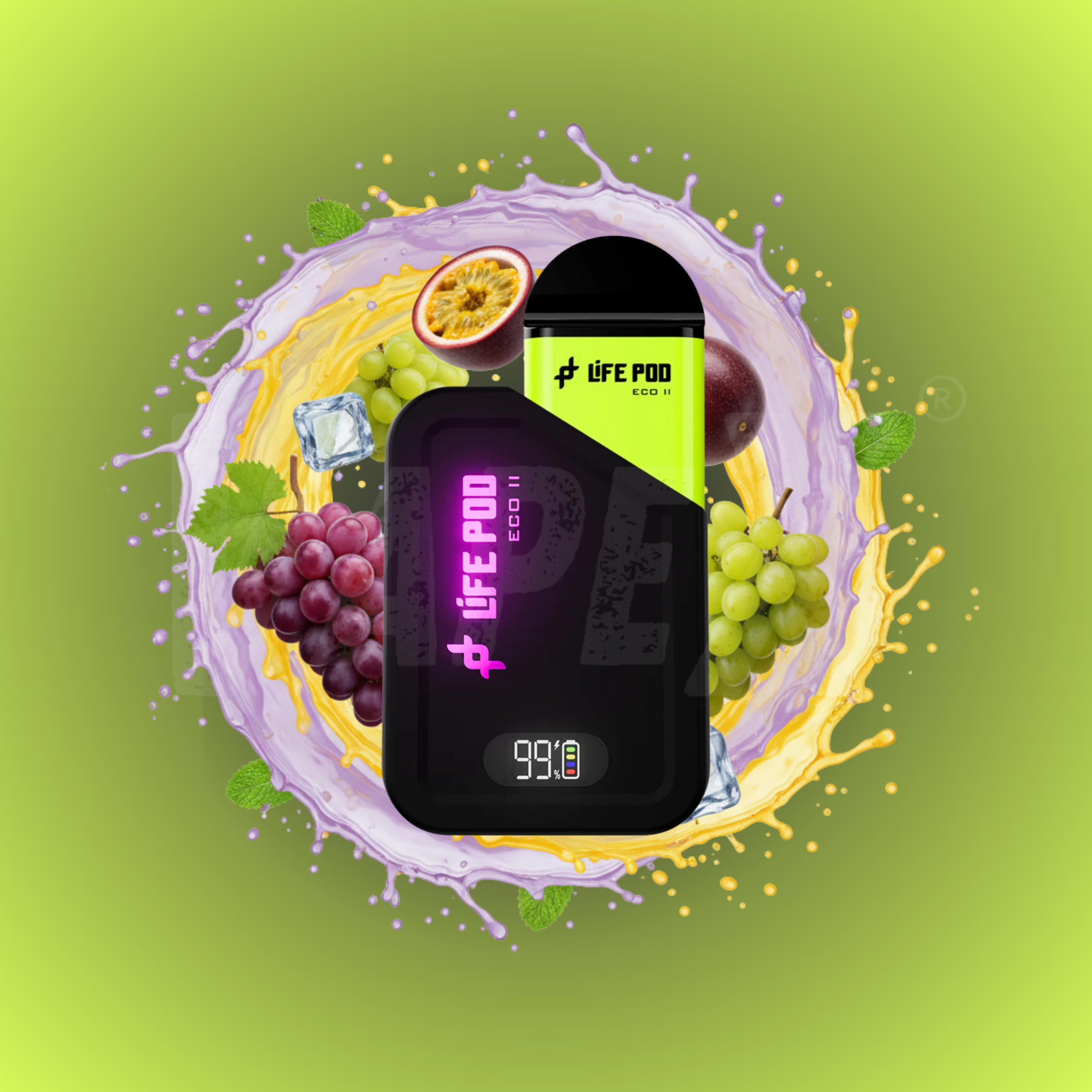 PASSION FRUIT ICE - KIT COMPLETO (LIFE POD ECO ll)