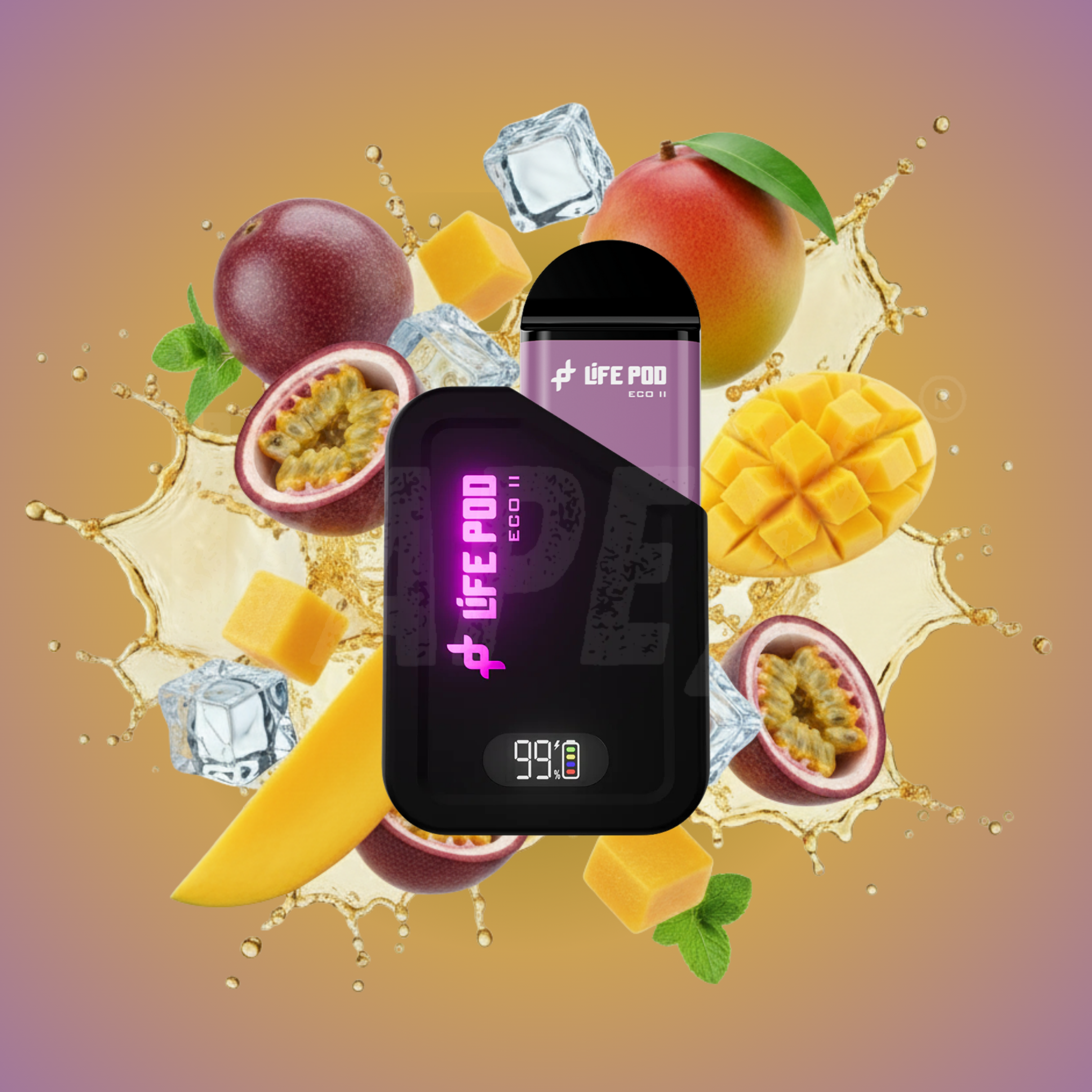 PASSION MANGO ICE - KIT COMPLETO (LIFE POD ECO ll)