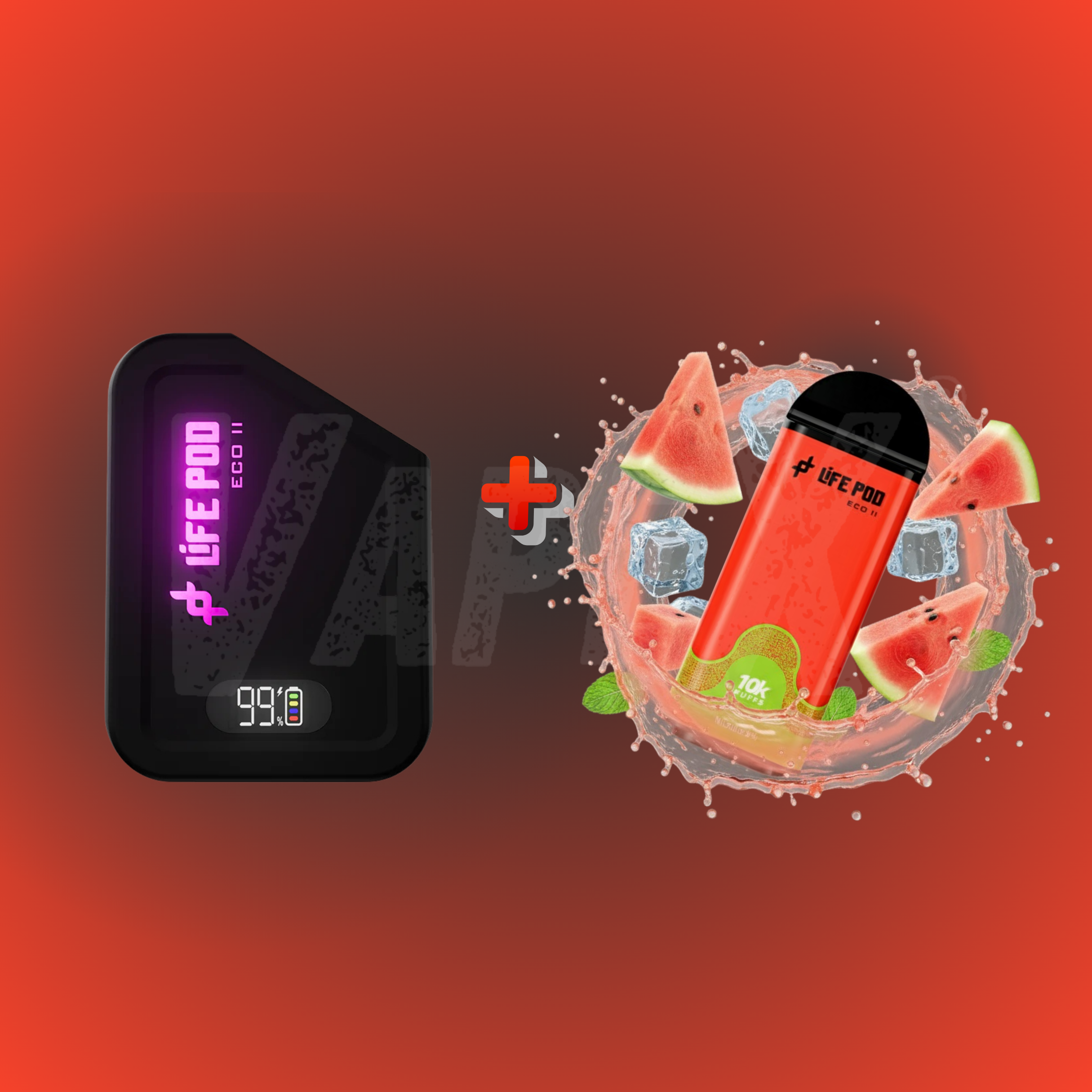 WATERMELON ICE - KIT COMPLETO (LIFE POD ECO ll)