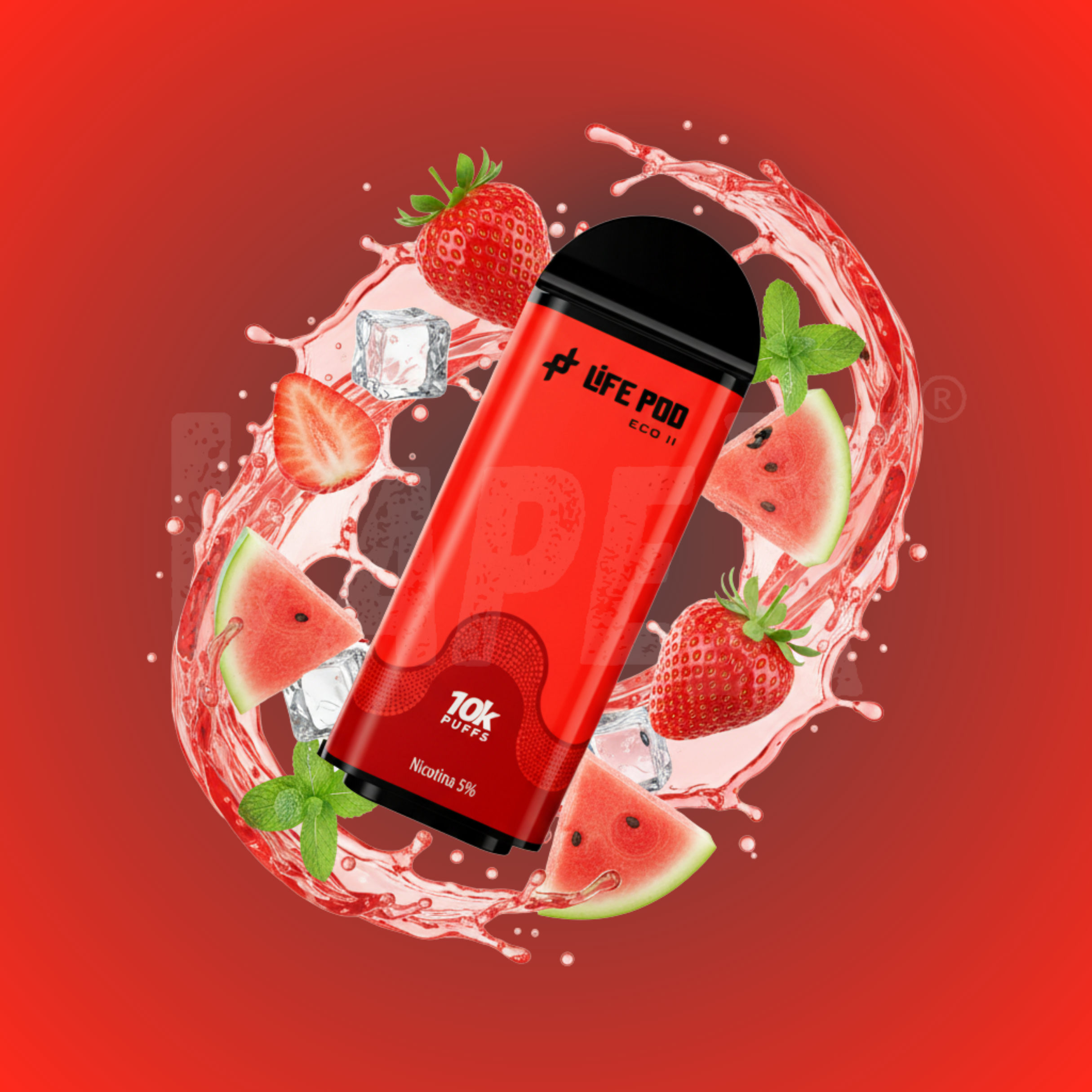 Cartucho STRAWBERRY WATERMELON (10 000 PUFF)
