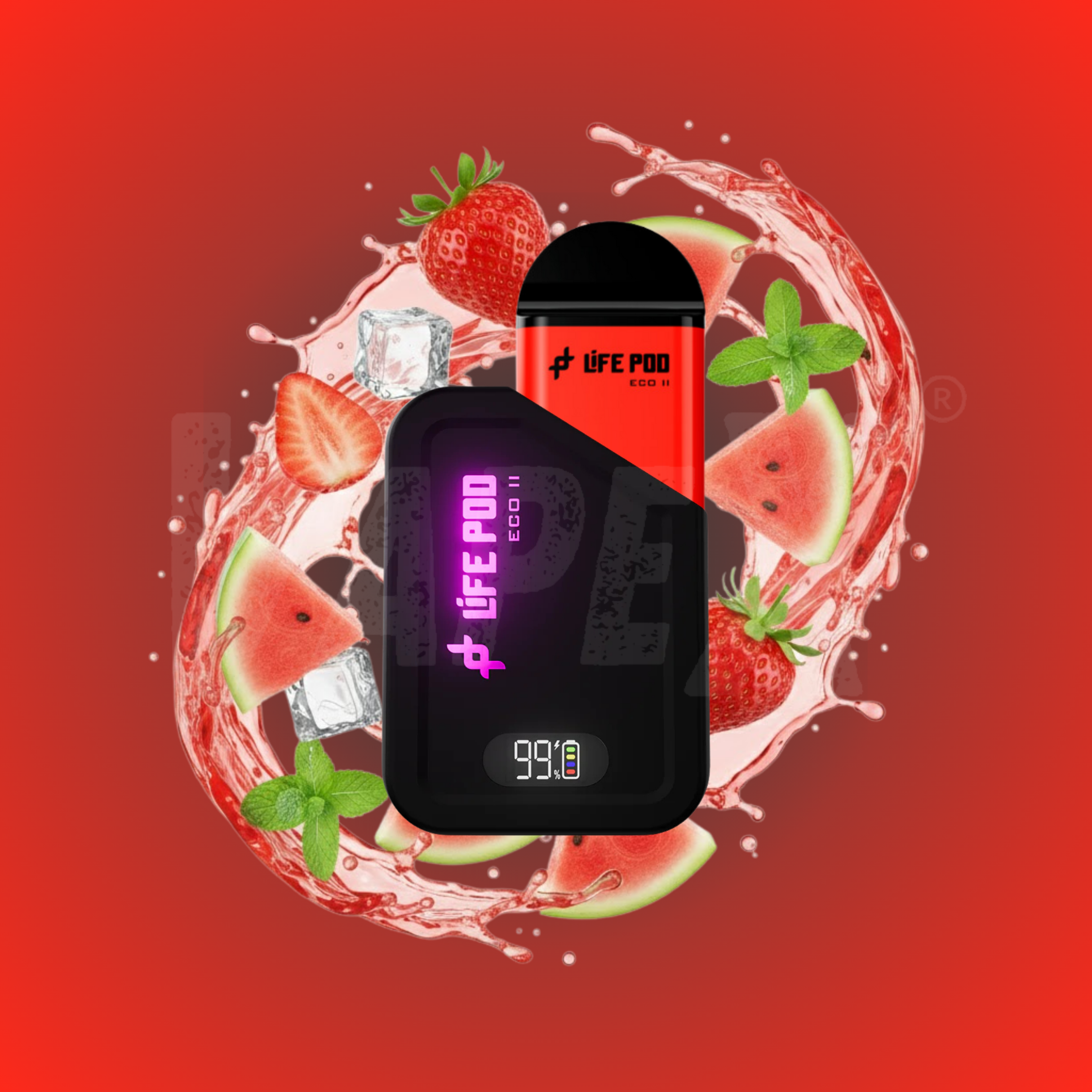 STRAWBERRY WATERMELON - KIT COMPLETO (LIFE POD ECO ll)