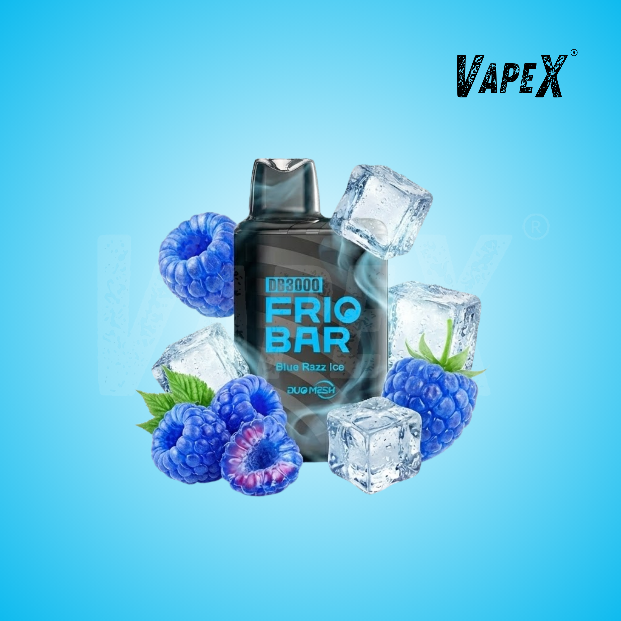 BLUE RAZZ ICE (3 000 puff) - FRIOBAR DB3000