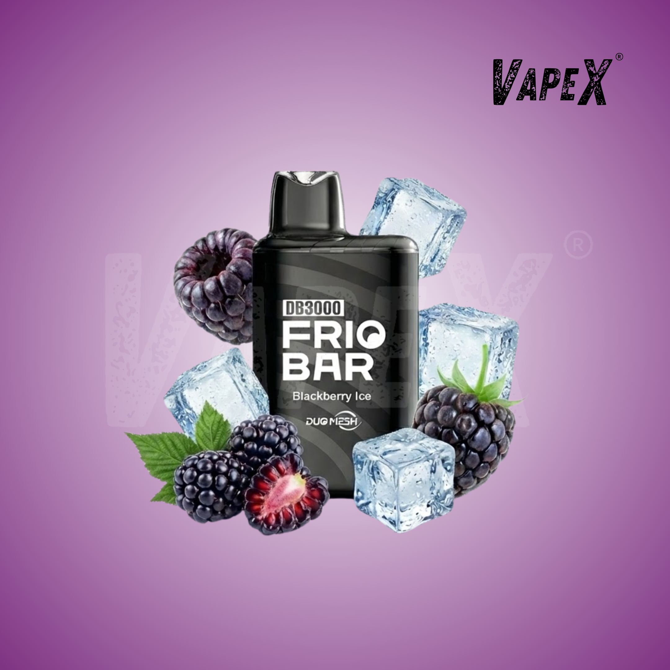 BLACKBERRY ICE (3 000 puff) - FRIOBAR DB3000