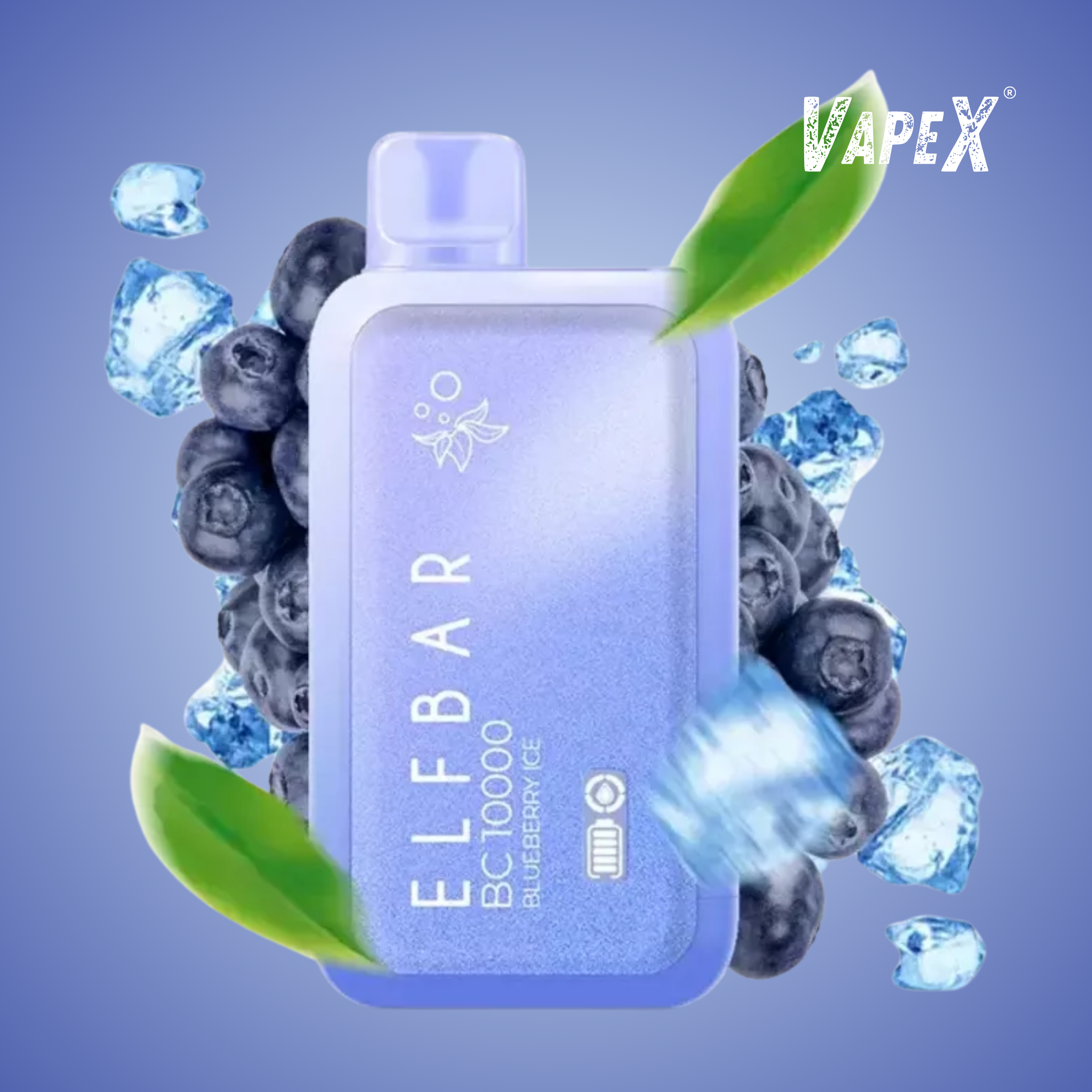BLUEBERRY ICE (10 000 puff) - ELFBAR BC10000