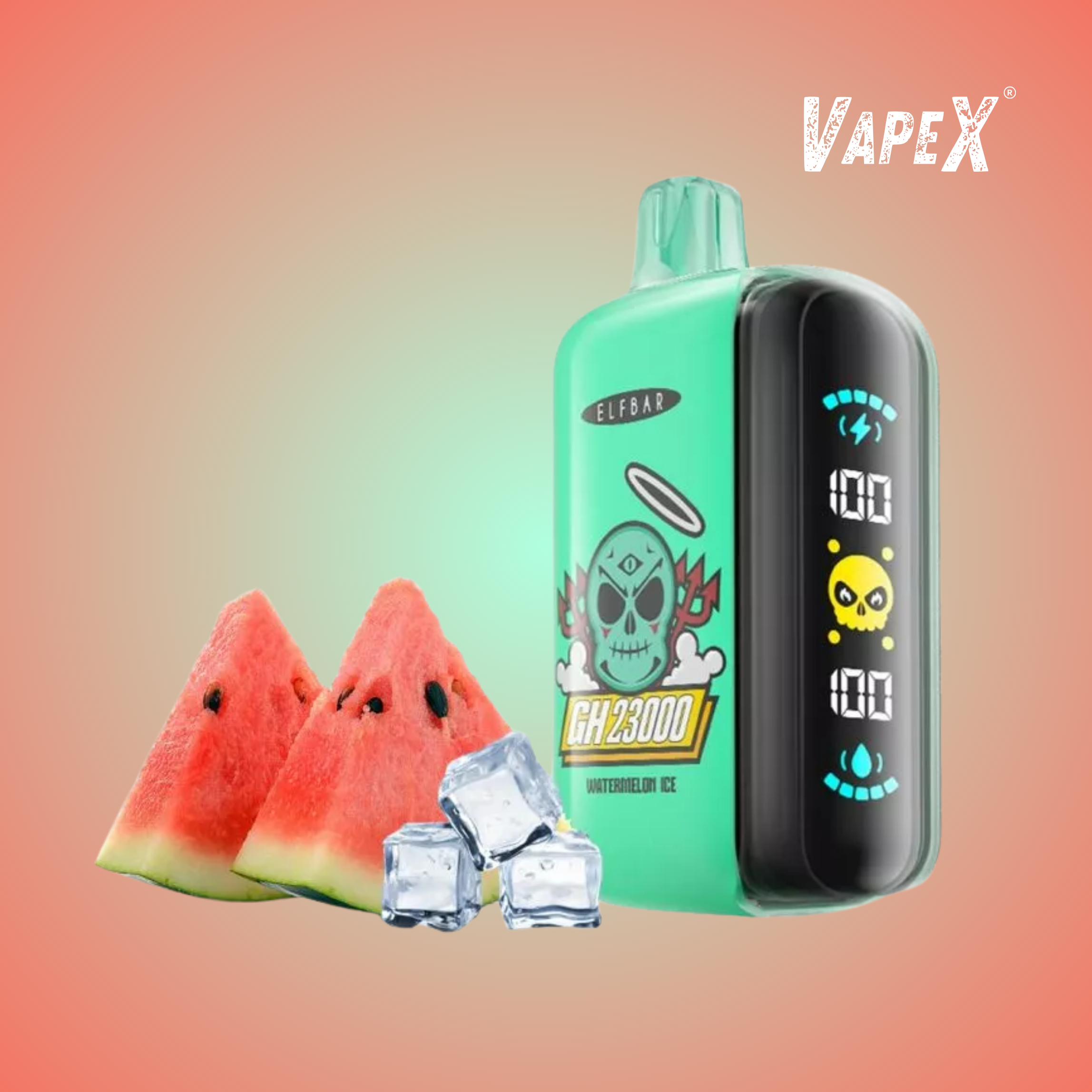 WATERMELON ICE (23 000 puff) - ELFBAR GH23000