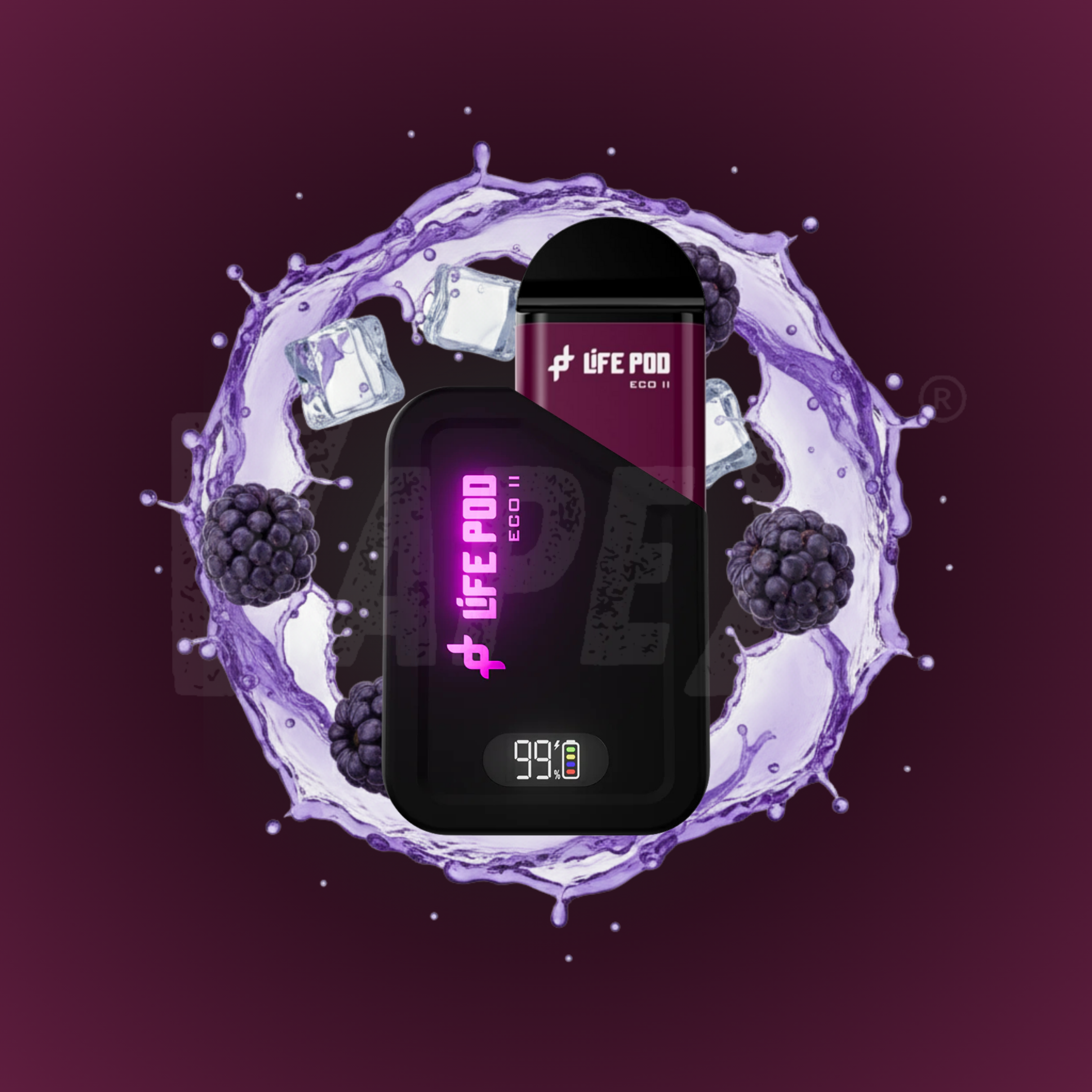 BLACKBERRY ICE - KIT COMPLETO (LIFE POD ECO ll)