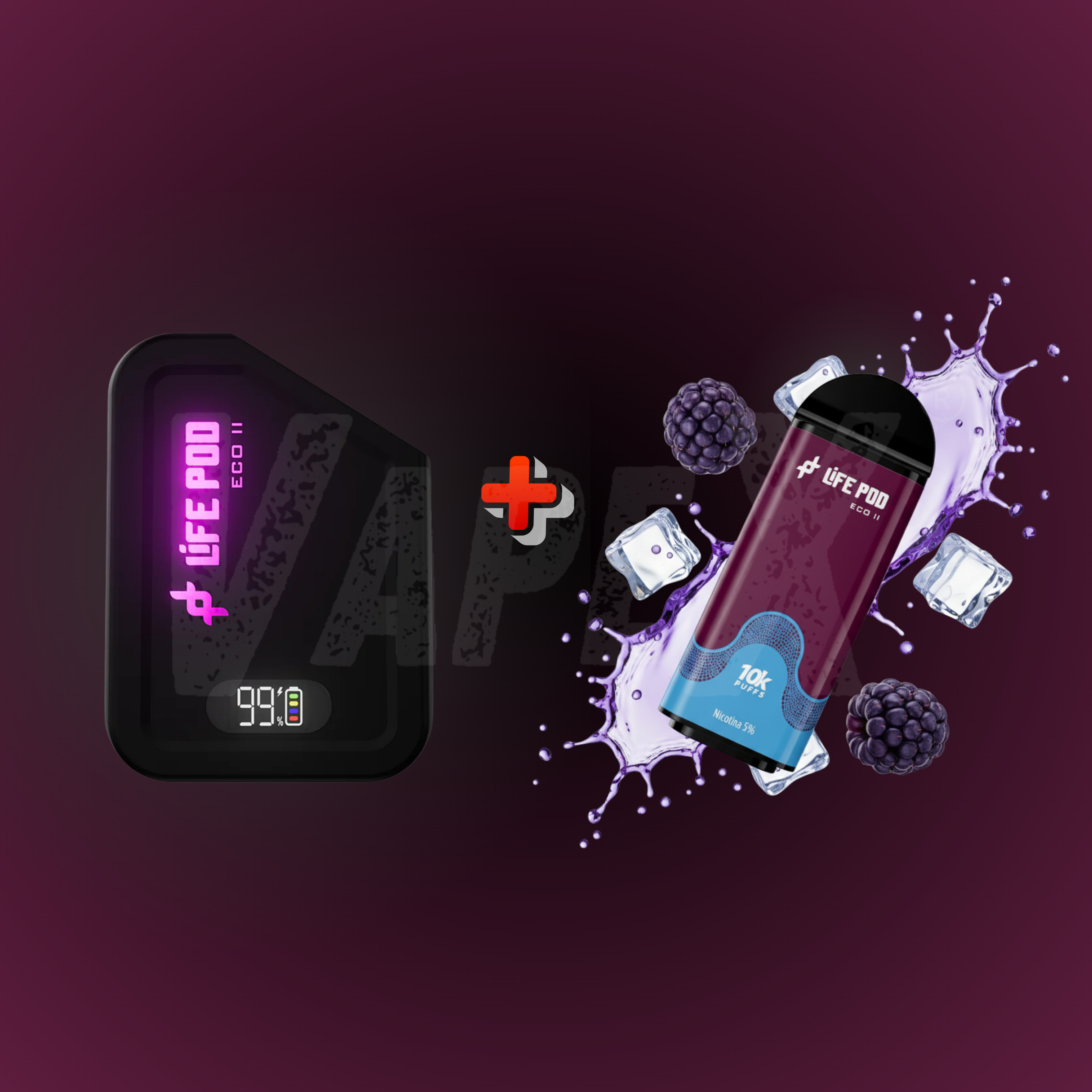 BLACKBERRY ICE - KIT COMPLETO (LIFE POD ECO ll)