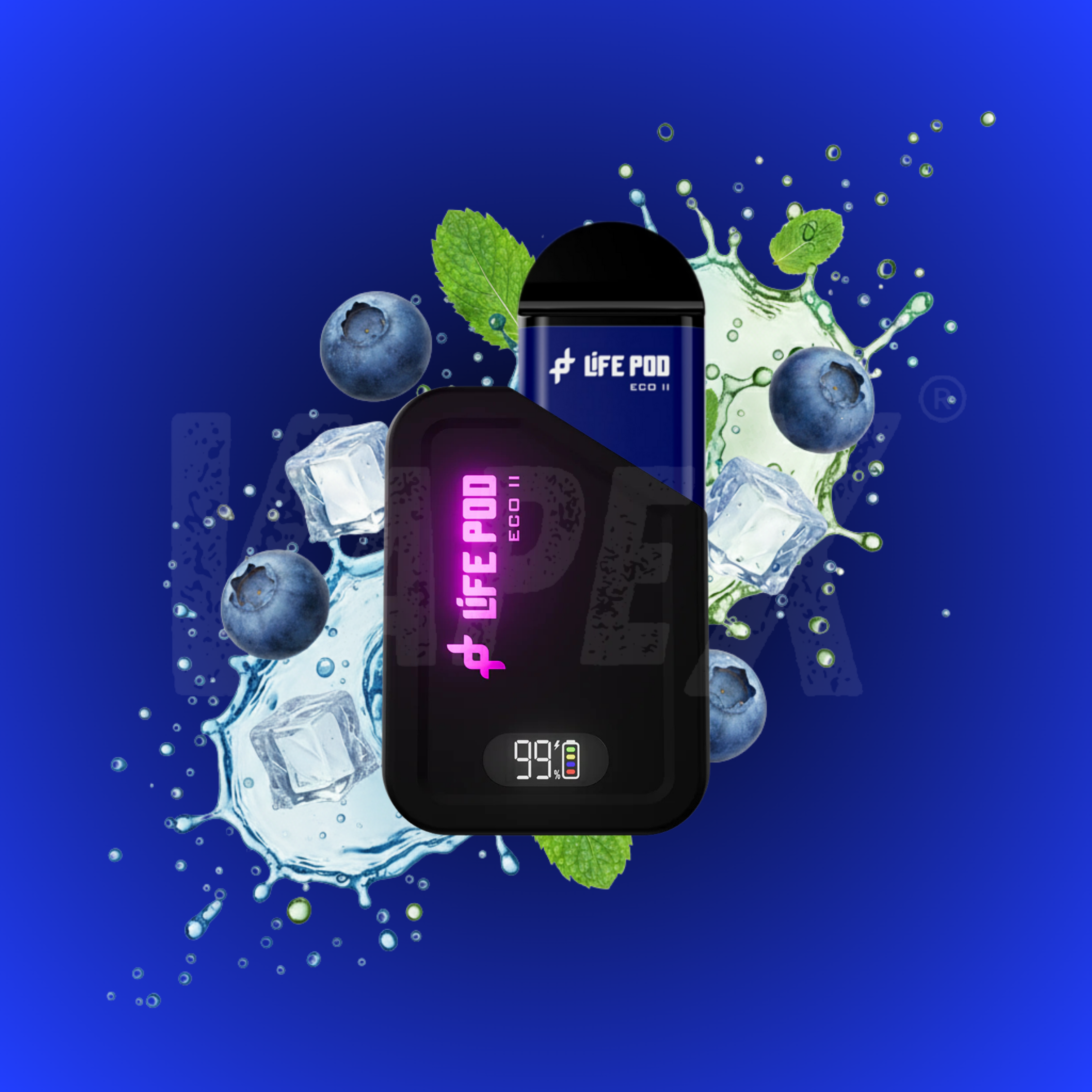 BLUEBERRY MINT - KIT COMPLETO (LIFE POD ECO ll)