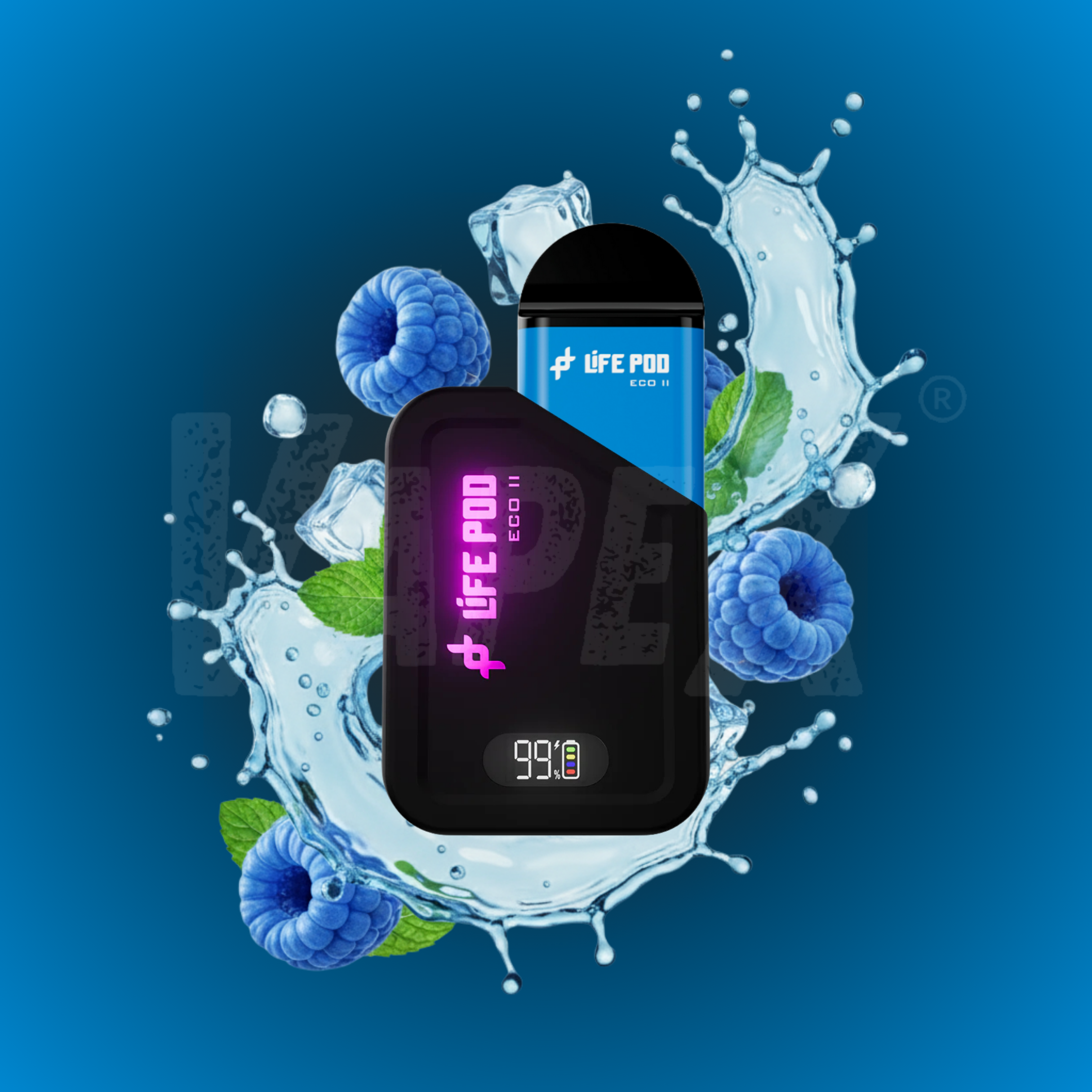 BLUE RAZZ - KIT COMPLETO (LIFE POD ECO ll)