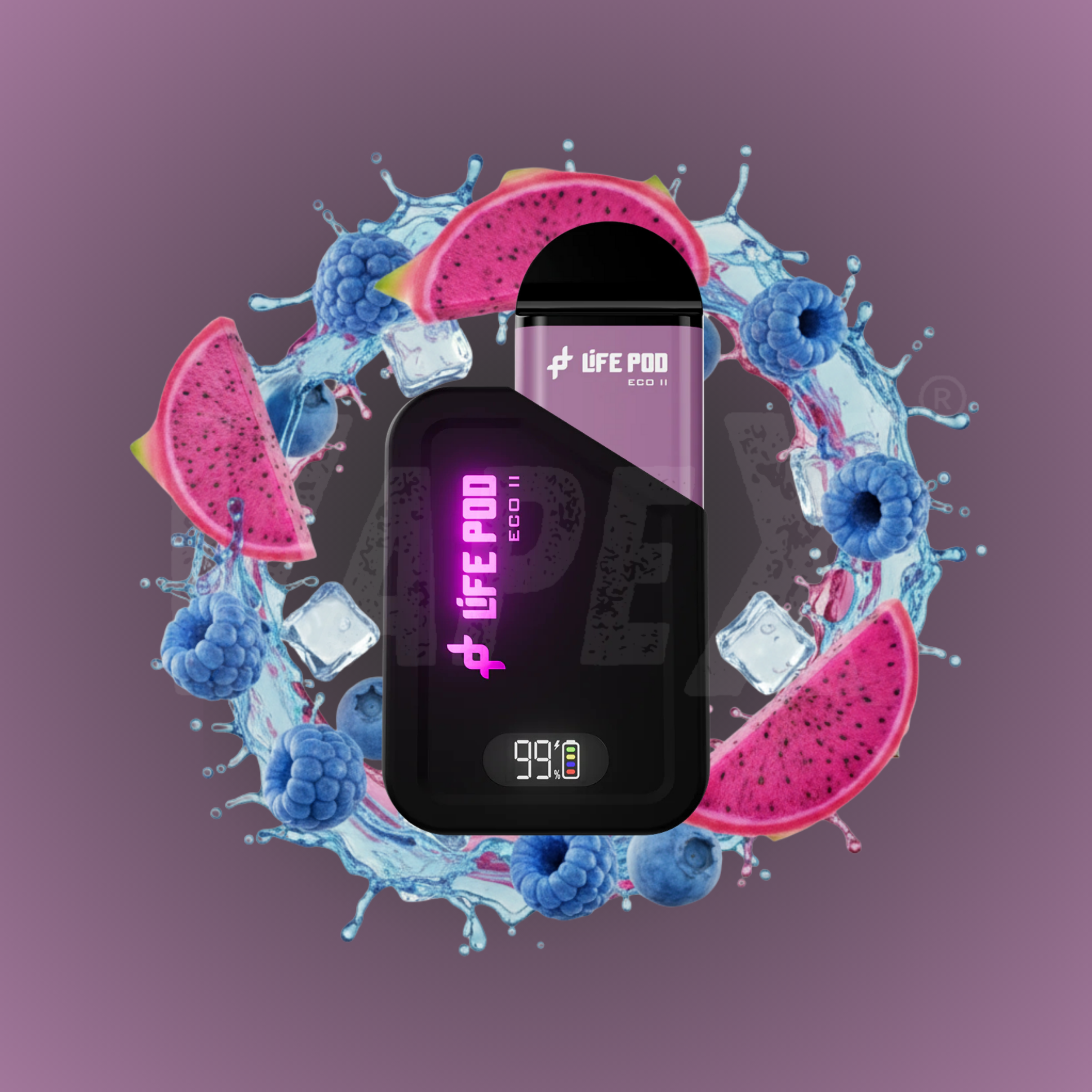 DRAGÓN BLUE RAZZ - KIT COMPLETO (LIFE POD ECO ll)