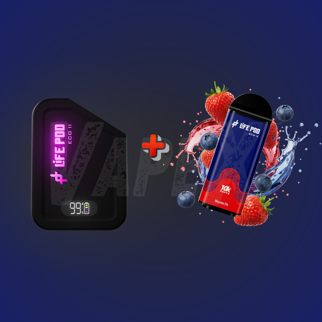BLUEBERRY STRAWBERRY - KIT COMPLETO (LIFE POD ECO ll)
