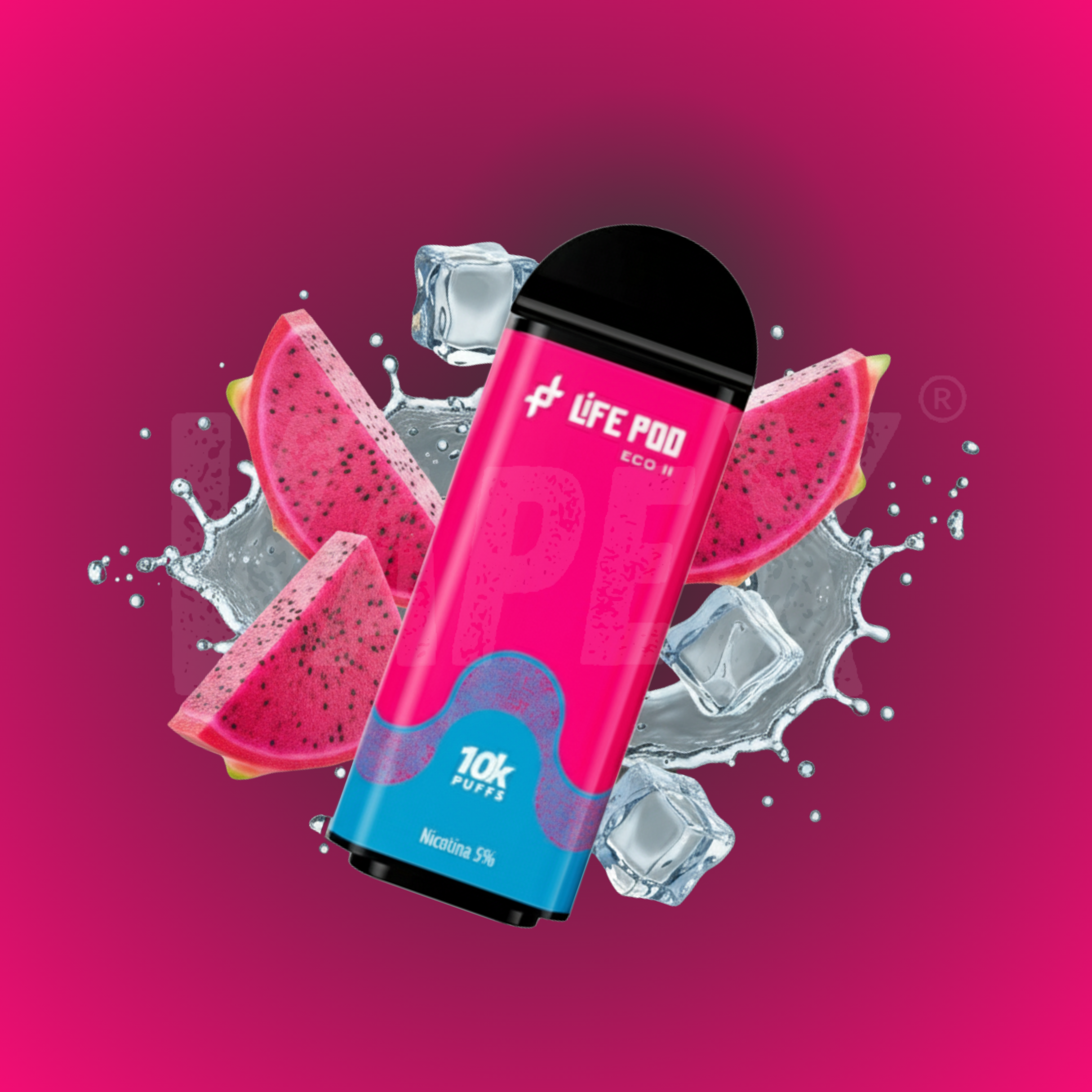 Cartucho DRAGÓN FRUIT ICE  (10 000 PUFF)