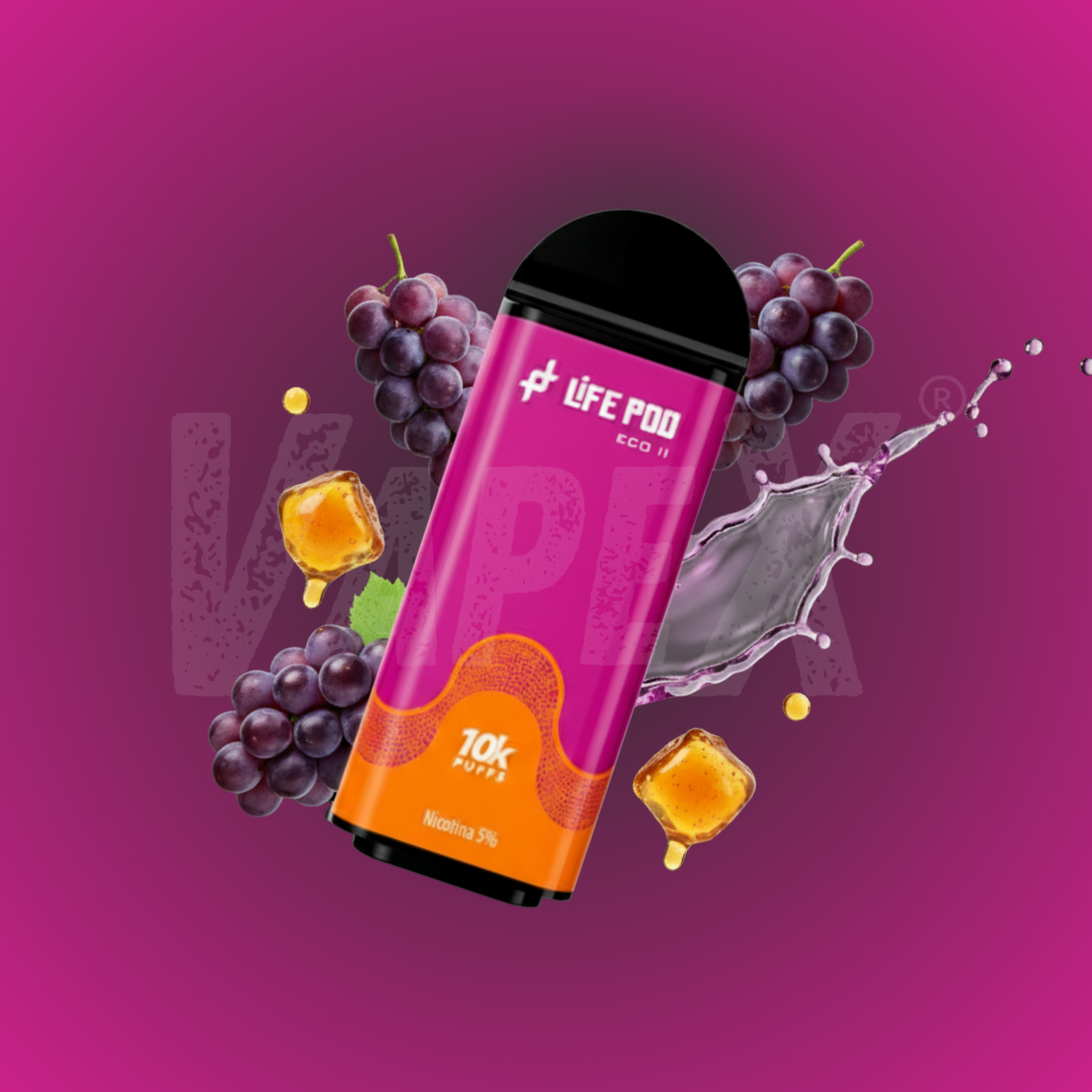 Cartucho GRAPE HONEY (10 000 PUFF)