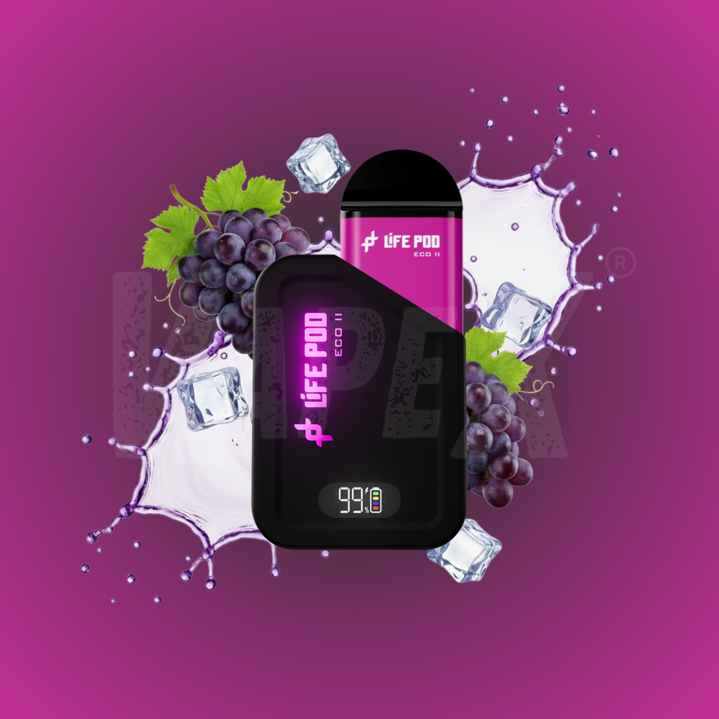 GRAPE ICE - KIT COMPLETO (LIFE POD ECO ll)