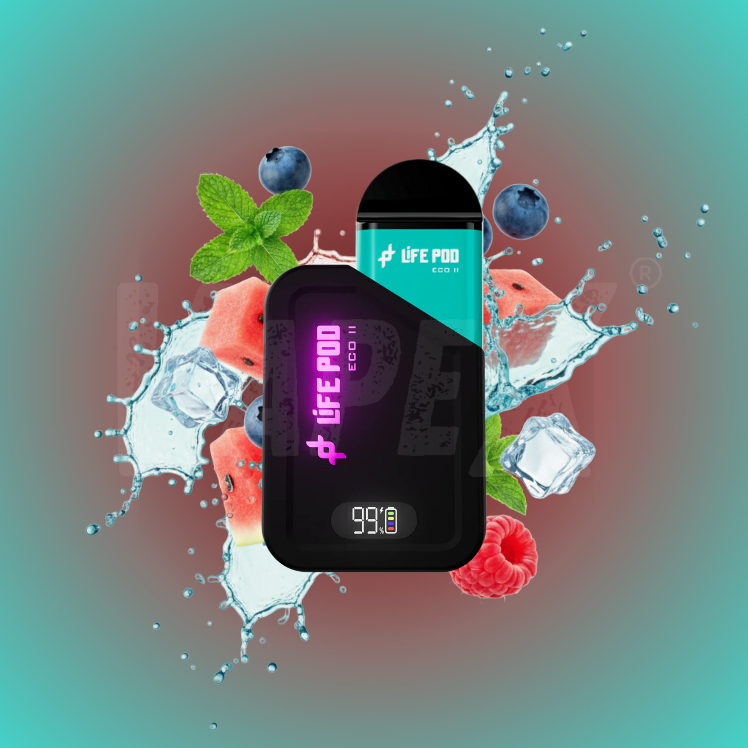 MINT WATERMELON BERRIES - KIT COMPLETO (LIFE POD ECO ll)