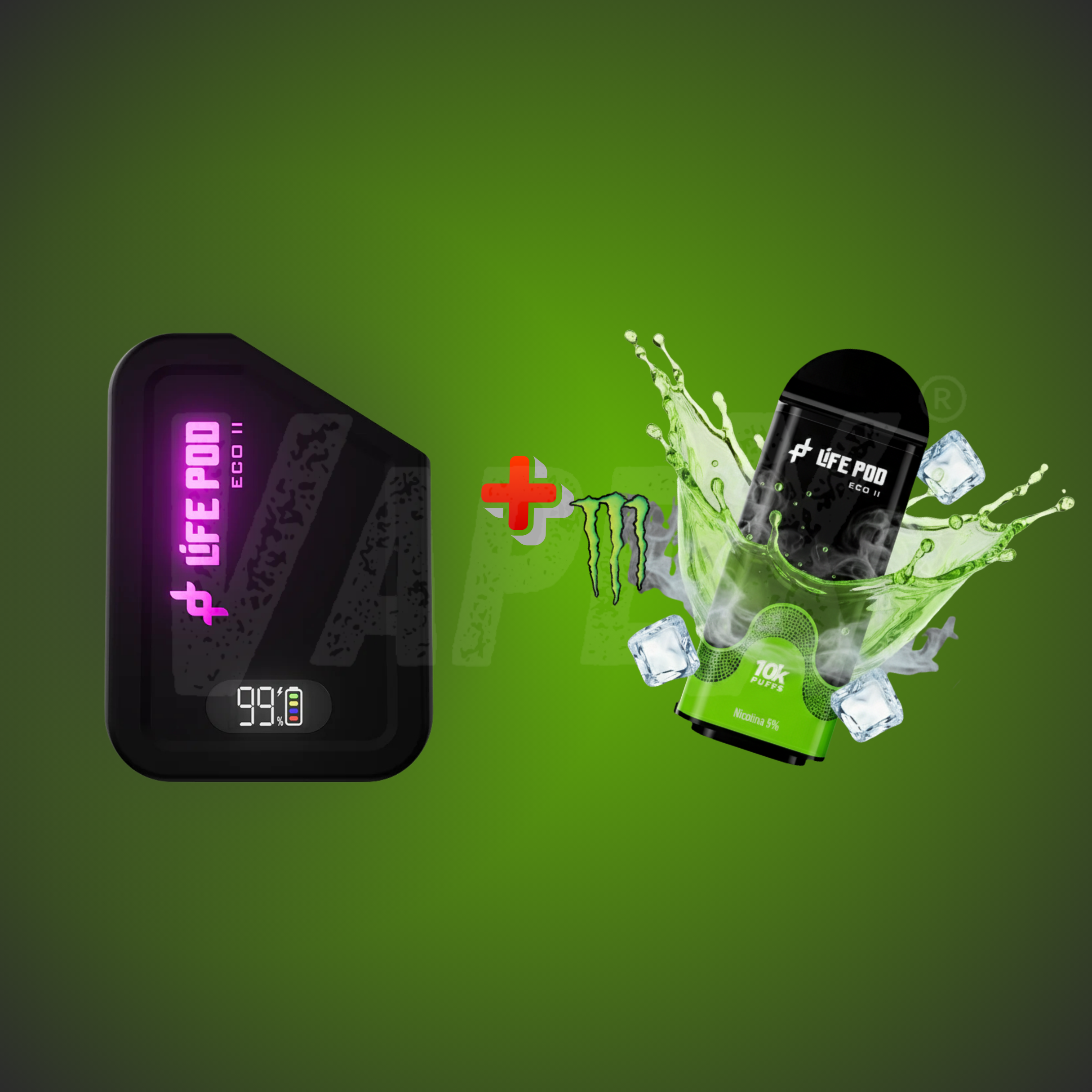 MONSTER DRINK - KIT COMPLETO (LIFE POD ECO ll)