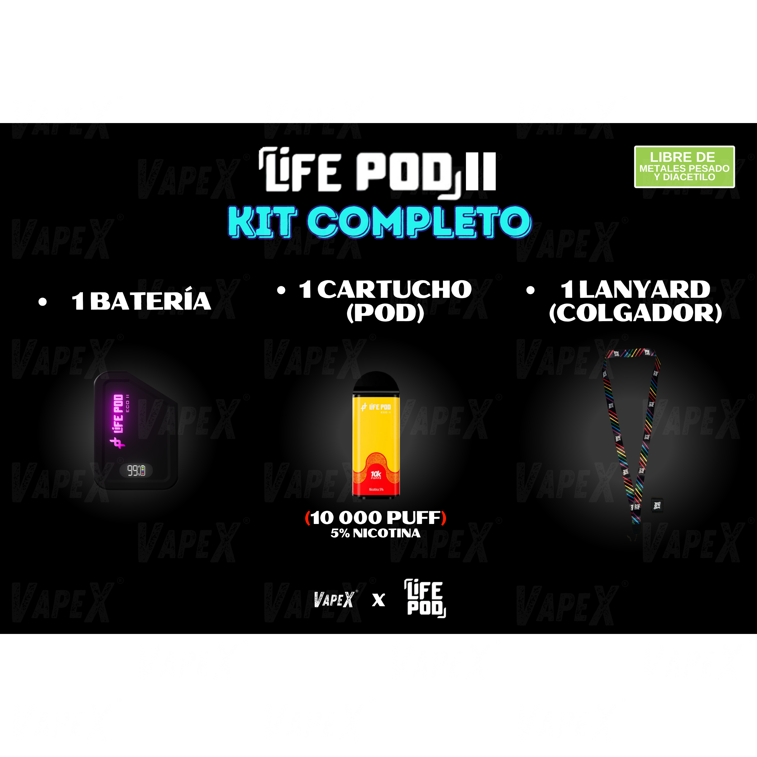 MENTHOL - KIT COMPLETO (LIFE POD ECO ll)